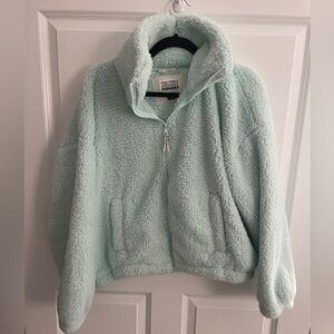 American Eagle Sherpa Jacket - Aqua